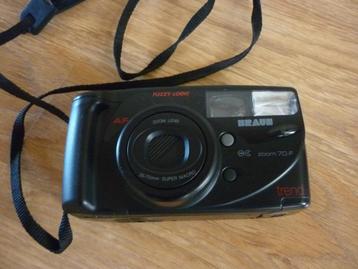 Braun Fuzzy Logic Zoom 70F trend zwart analoge fotocamera beschikbaar voor biedingen