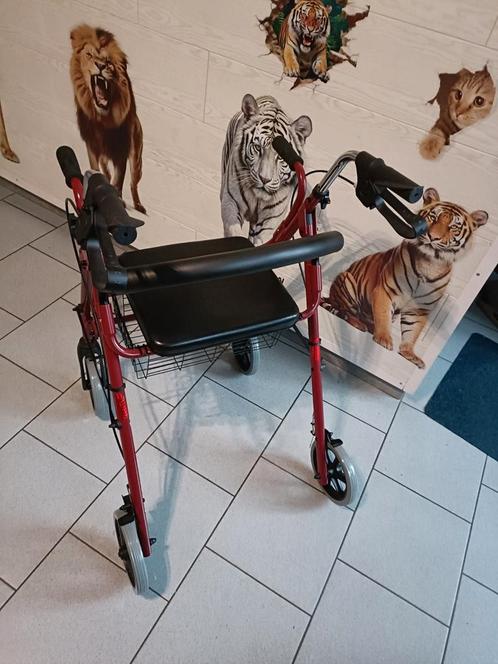 Tribune deambulateur 2 en 1 avec 4roues, freins et panier, Divers, Déambulateurs