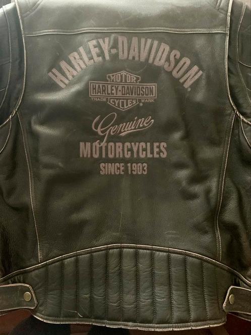 Lederen heren motorjas HD, mt L, Motoren, Motoren | Harley-Davidson, Particulier, Ophalen