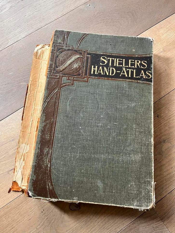Stielers Hand-Atlas (1908), Antiek en Kunst, Antiek | Boeken en Manuscripten, Ophalen of Verzenden