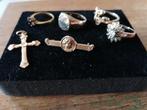 lot de bijoux anciens, Handtassen en Accessoires, Antieke sieraden, Ophalen of Verzenden, Ring