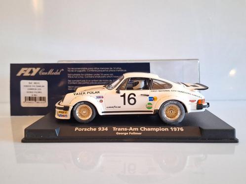 Fly Porsche 934 Trans-Am Champion 1976 George Folmer A-961, Kinderen en Baby's, Speelgoed | Racebanen, Nieuw, Racebaan, Elektrisch
