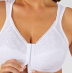 Beha zonder beugels, rechte rug, opent vooraan, Kleding | Dames, Ondergoed en Lingerie, Damart, Ophalen of Verzenden, Wit, BH