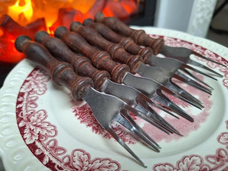 Leuke Vintage aardappel vorkjes * Samen 10€, Maison & Meubles, Cuisine | Couverts, Enlèvement