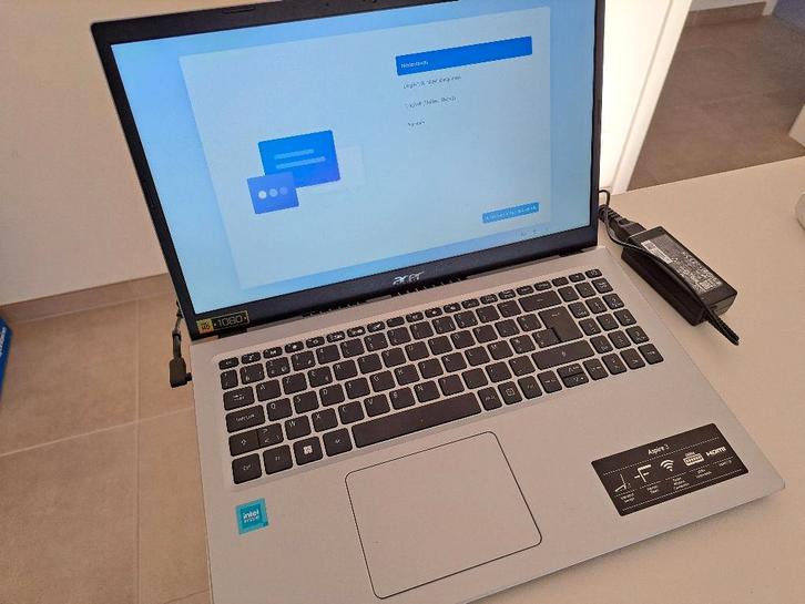 Laptop Acer Aspire 3 A315-35-C1K2, Computers en Software, Windows Laptops, Refurbished, 15 inch, SSD, 4 GB, Azerty, Ophalen