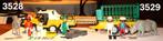 Playmobil vintage Safari Jeep (3528) en Aanhangwagen (3529), Ophalen of Verzenden, Gebruikt, Complete set