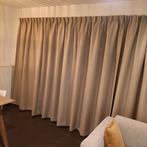 Overgordijn beige, Huis en Inrichting, Stoffering | Gordijnen en Lamellen, Ophalen, 200 cm of meer, Kwalitatief stijvol, Beige