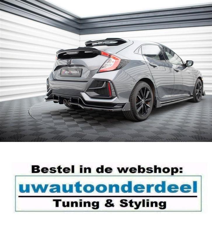 Maxton Design Honda Civic Sport MK10 Spoiler Splitter Lip, Auto diversen, Tuning en Styling, Verzenden