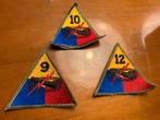 US Miliaria WW2 Patch Division Blindée, Envoi, Armée de terre, Emblème ou Badge