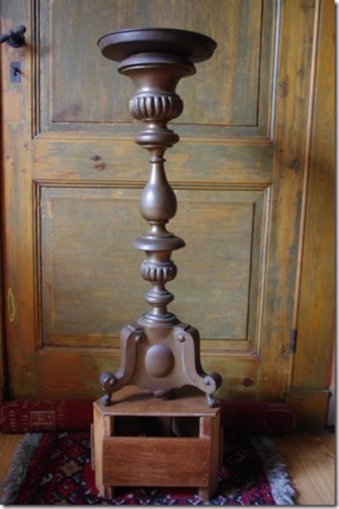 Koperen kandelaar, Antiek en Kunst, Antiek | Kandelaars, Koper of Brons, Ophalen