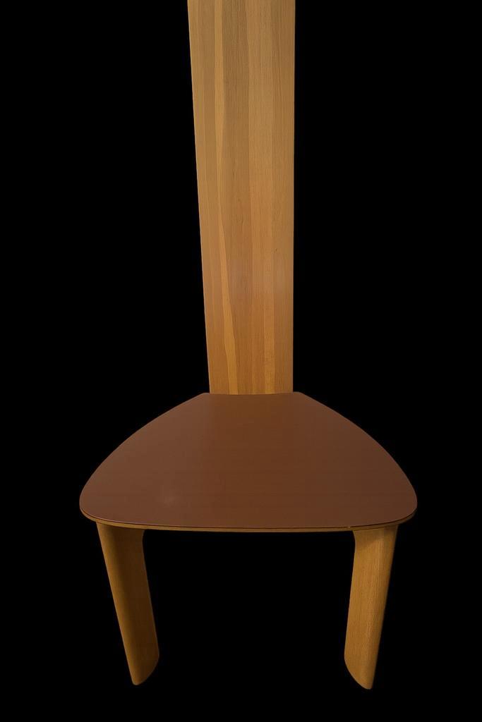 Set 6 x Iris stoelen - Bob Van Den Berghe, Huis en Inrichting, Stoelen, Zo goed als nieuw, Ophalen
