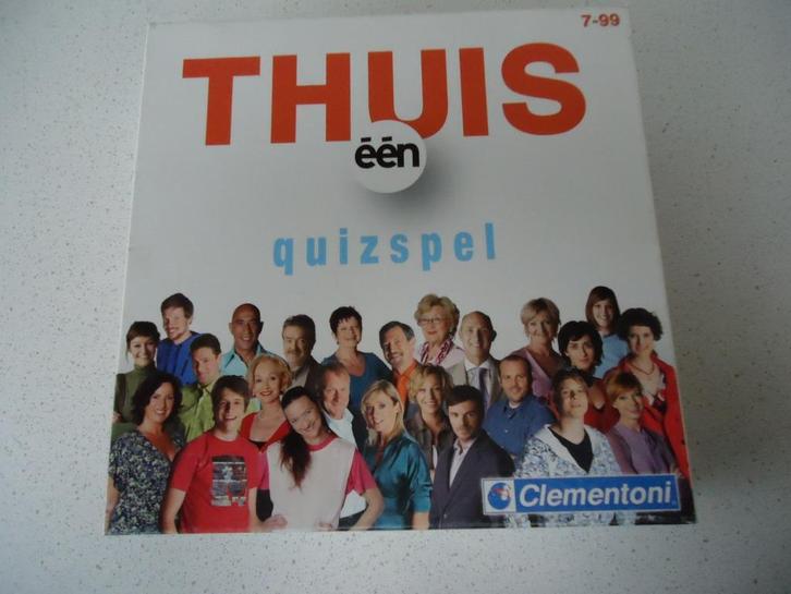 "'Het Thuis één Quizspel" van Clementoni in prima staat !, Hobby en Vrije tijd, Gezelschapsspellen | Bordspellen, Zo goed als nieuw