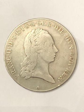 Munt zilver Kronentaler austian netherlands jaartal 1796 beschikbaar voor biedingen