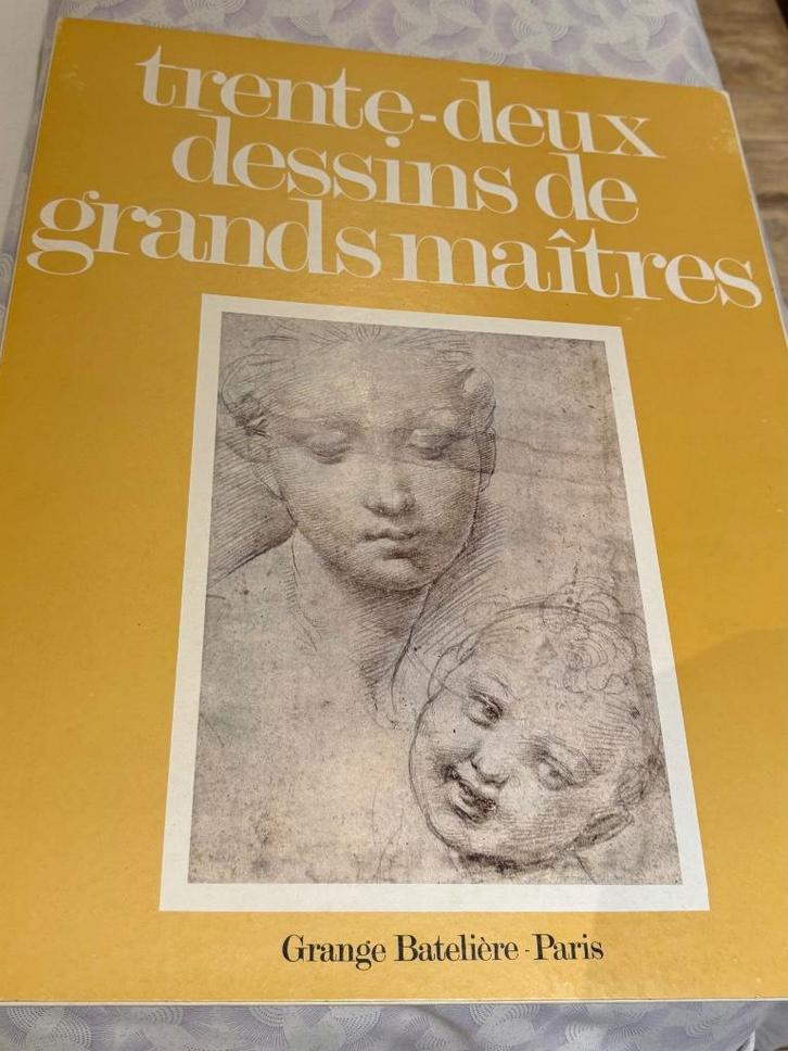 Grange Batelière Parijs kaft met 32 tekeningen, Antiek en Kunst, Kunst | Tekeningen en Fotografie, Ophalen