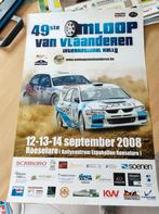 Affiche rally omloop van Vlaanderen 2008, Comme neuf, Enlèvement ou Envoi
