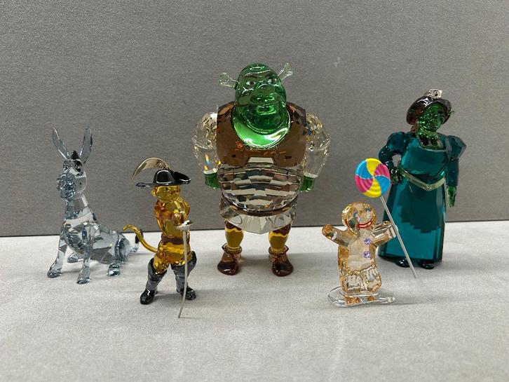 Swarovski 2026 Shrek Serie Compleet, Collections, Swarovski, Neuf, Figurine, Enlèvement ou Envoi