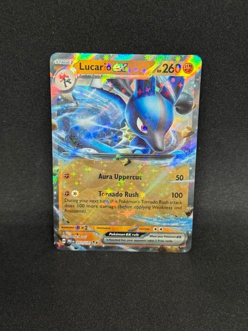 Lucario EX 051/131, Hobby en Vrije tijd, Verzamelkaartspellen | Pokémon, Nieuw, Losse kaart, Foil, Verzenden