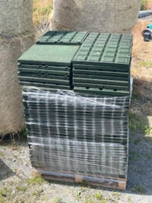 Dalles caoutchouc 50x50x4, Sport en Fitness, Fitnessmaterialen, Nieuw, Ophalen