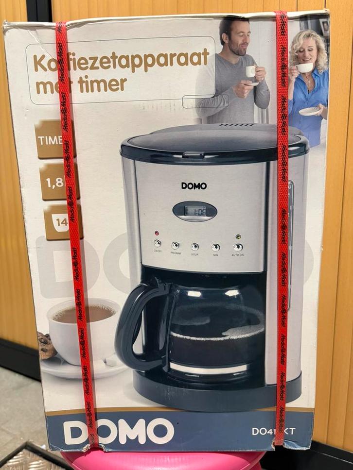 Koffiezetapparaat met timer, Elektronische apparatuur, Koffiezetapparaten, Nieuw, Ophalen