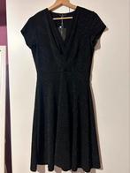 Nieuwe zwarte jurk met glitters, Nieuw, Maat 38/40 (M), Zwart, Ophalen