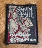 Napalm Death Harmony Corruption patch (1991), Verzenden, Zo goed als nieuw, Kleding