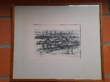 RONALD ERGO (1936) HOUTSKOOL TEKENING, Enlèvement ou Envoi