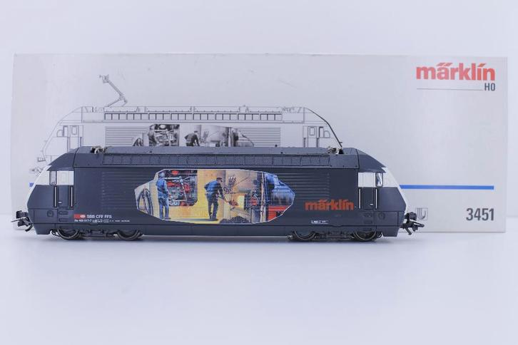 Marklin 3451 HO Re 460 van de SBB ‘Heizer-lok’ ESU Lokpilot, Hobby en Vrije tijd, Modeltreinen | H0, Zo goed als nieuw, Locomotief