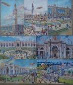 7 postkaarten wereldtentoonstelling Brussel 1910, Collections, Envoi