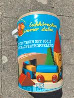 Houten treinset, Kinderen en Baby's, Ophalen of Verzenden, Zo goed als nieuw