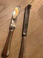 Kaasmesje en vleesmesje voor aperitief, Antiek en Kunst, Antiek | Bestek, Ophalen of Verzenden