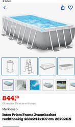 Zwembad Intex,warmtepomp, zandfilter, afdekzeil, Tuin en Terras, Ophalen, Nieuw, Opzetzwembad