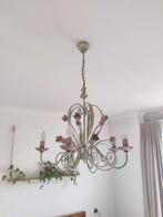 Bloemenlamp light fixture plus FREE wrought iron cadelabra, Maison & Meubles, Lampes | Lampes de table, Impressionist, Comme neuf