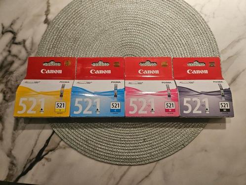 Set originele Canon CLI-521 cartridges – nieuw in verpakking, Computers en Software, Printerbenodigdheden, Nieuw, Cartridge, Ophalen of Verzenden