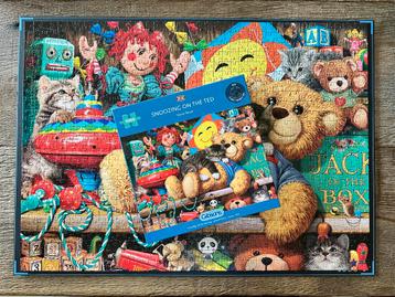 Gibsons puzzel “snoozing on the ted” 1000 stukjes beschikbaar voor biedingen
