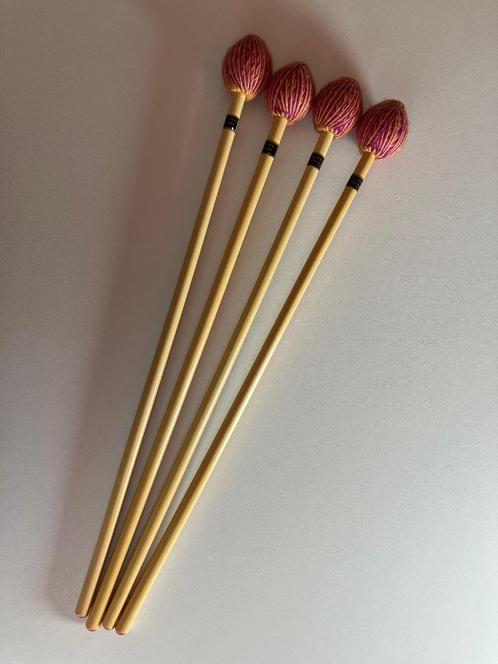 Baguettes de vibraphone (jeu de 4) Resta Jay Médium doux, Muziek en Instrumenten, Percussie, Zo goed als nieuw, Overige soorten