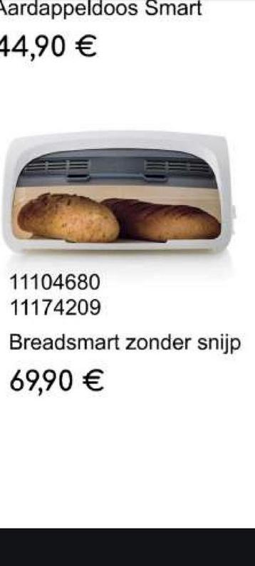 Nieuwe breadsmart van tupperware, Enlèvement ou Envoi, Neuf