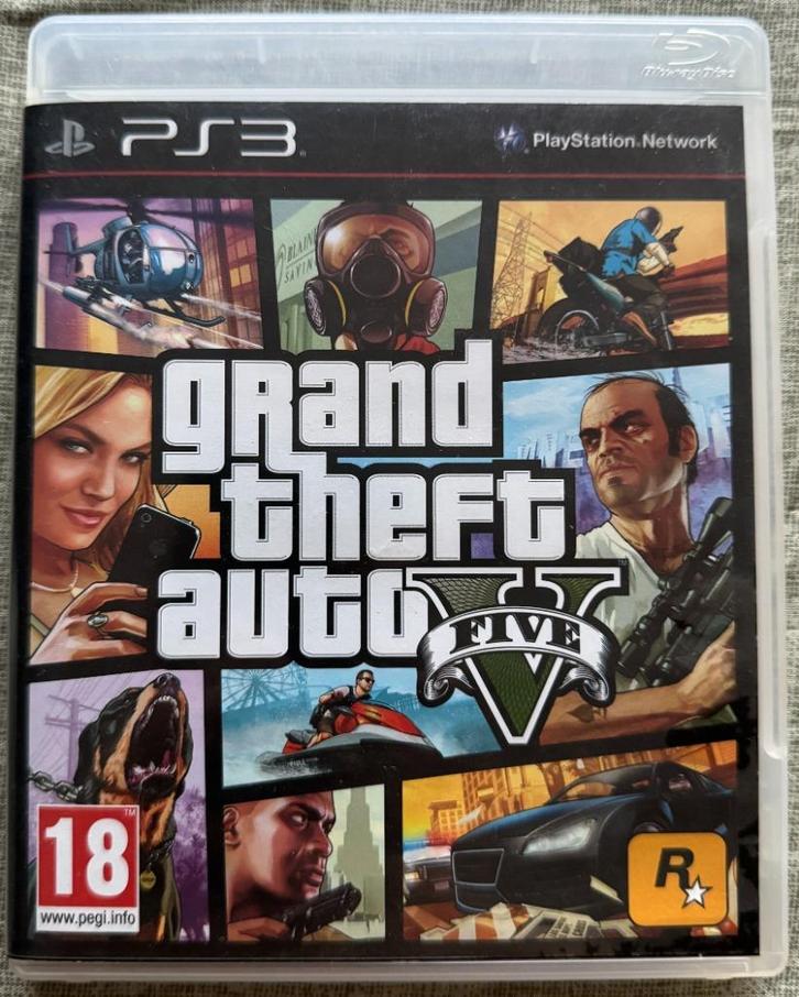 Grand Theft Auto V, Games en Spelcomputers, Games | Sony PlayStation 3, Zo goed als nieuw, Avontuur en Actie, 1 speler, Vanaf 18 jaar