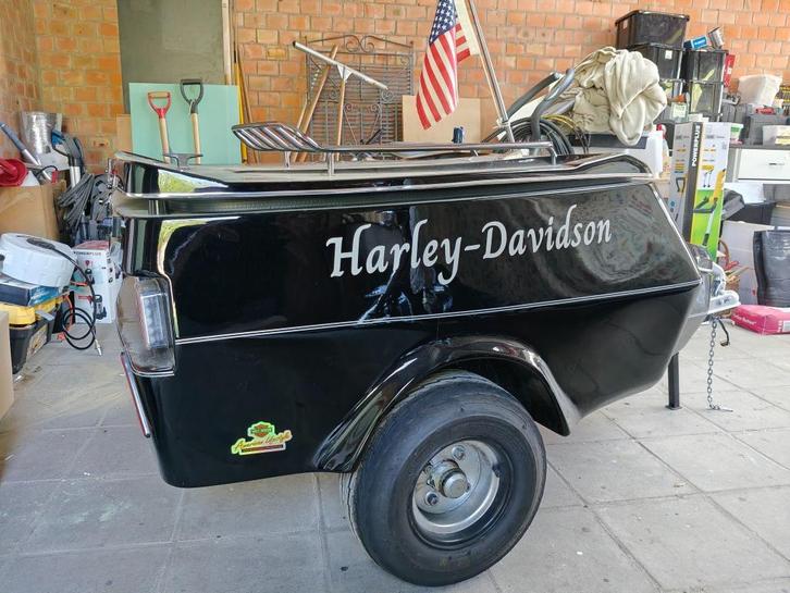 aanhangwagentje voor motor, Motoren, Motoren | Harley-Davidson, Particulier, Ophalen