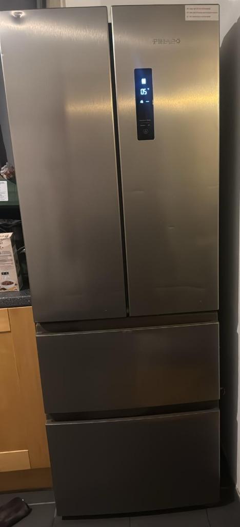 FRIAC Amerikaanse koelkast No Frost  SBS7055S-4D, Elektronische apparatuur, Koelkasten en IJskasten, Gebruikt, Met aparte vriezer
