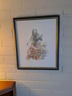 Vintage kunstwerk, Antiek en Kunst, Curiosa en Brocante, Ophalen of Verzenden