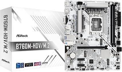 ASROCK | B760M-HDV/M.2 DDR5 | GRATIS LEVERING, Computers en Software, Moederborden, Nieuw, Intel, DDR5, Verzenden