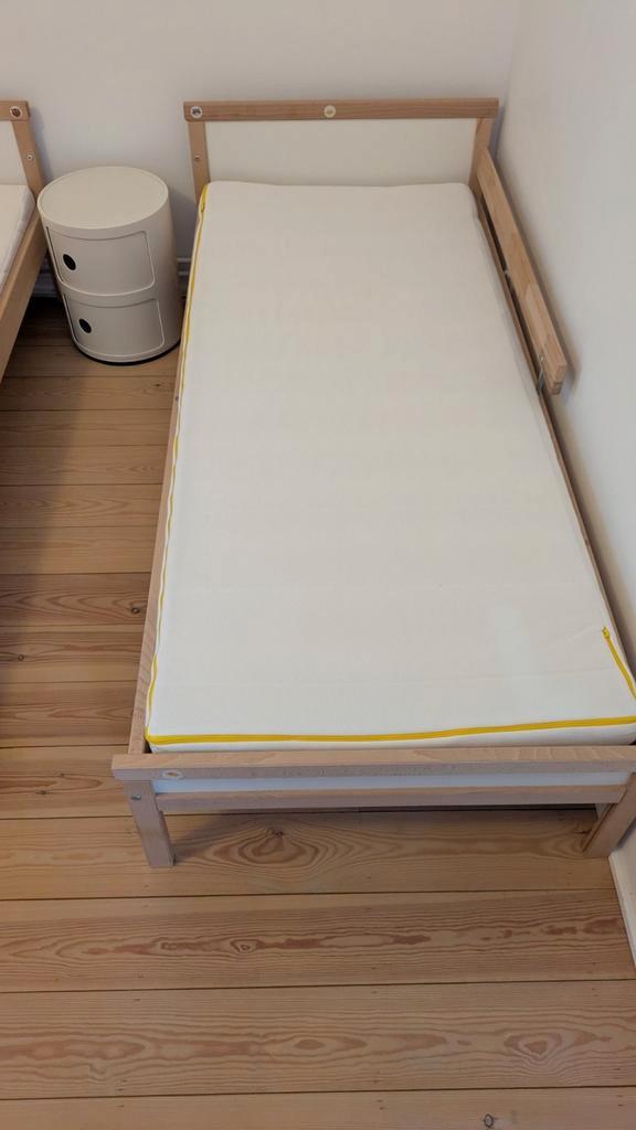 Koopje: Ikea Sniglar peuterbed 70*160cm (alles inbegrepen!), Huis en Inrichting, Slaapkamer | Bedden, Zo goed als nieuw, Ophalen