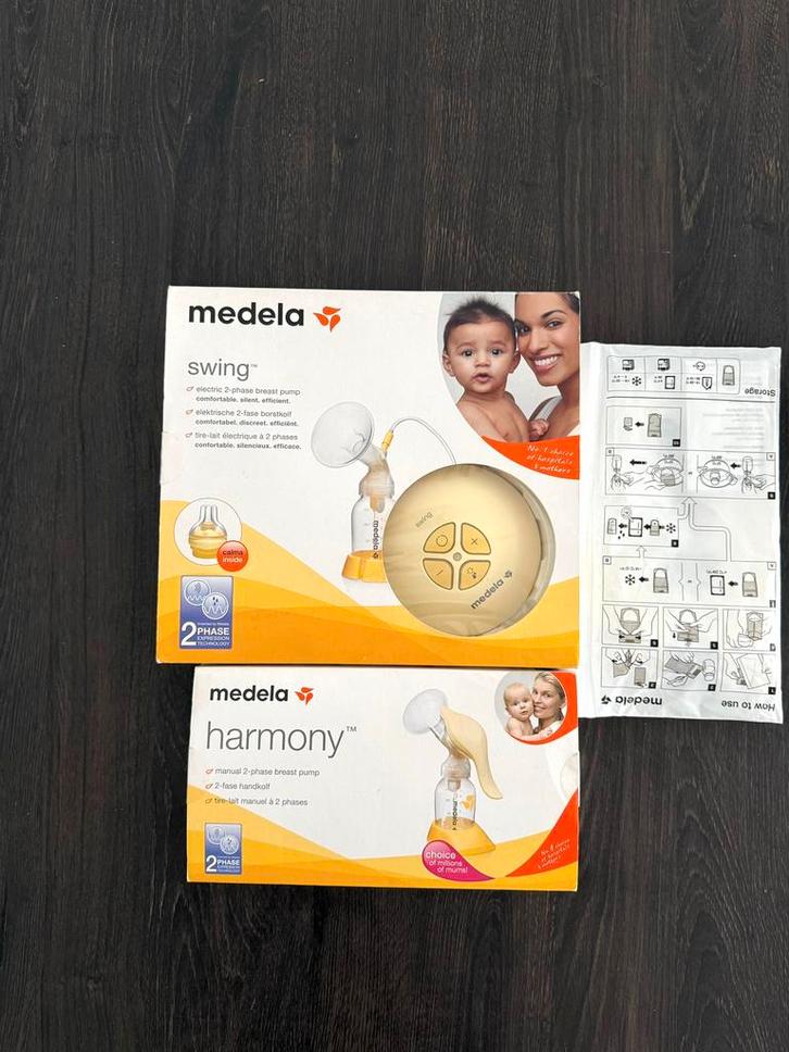 Medela borstkolven – elektrischu & manueel, Kinderen en Baby's, Babyvoeding en Toebehoren, Zo goed als nieuw, Ophalen of Verzenden
