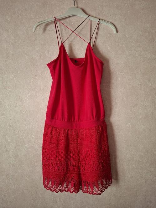 Roze Playsuit met Kant van ONLY - Maat S, Kleding | Dames, Jumpsuits, Gedragen, Maat 36 (S), Roze, Ophalen of Verzenden