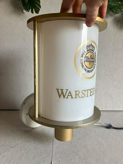 Lampe à bière Warsteiner ou lampe publicitaire, Collections, Marques de bière, Utilisé, Autres types, Enlèvement ou Envoi