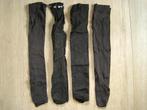 Lot de 4 collants noirs unis ou à paillettes taille 98 - 104, Fille, Utilisé, Robe ou Jupe, Enlèvement ou Envoi