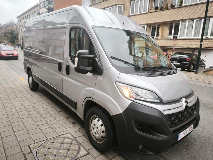 Citroen Jumper 2.2 hdi 165pk 2020 l4u2 lang zeeklima €6d, Auto's, Citroën, Particulier, Jumper, ABS, Adaptieve lichten, Adaptive Cruise Control