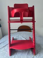Stokke Tripp Trapp houten kinderstoel - kinderstoel, Kinderen en Baby's, Kinderstoelen, Ophalen, Gebruikt, Meegroeistoel, Afneembaar eetblad