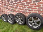 Kit : Jantes + pneus hiver 16 pouces - 205/60 R16, Auto-onderdelen, Banden en Velgen, Ophalen, Gebruikt, 16 inch, Band(en)