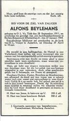 Alfons Beylemans luchtbombardement Berlijn 27/1/1944, Ophalen of Verzenden